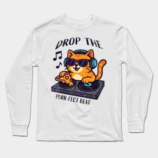 DJ Cat Long Sleeve T-Shirt